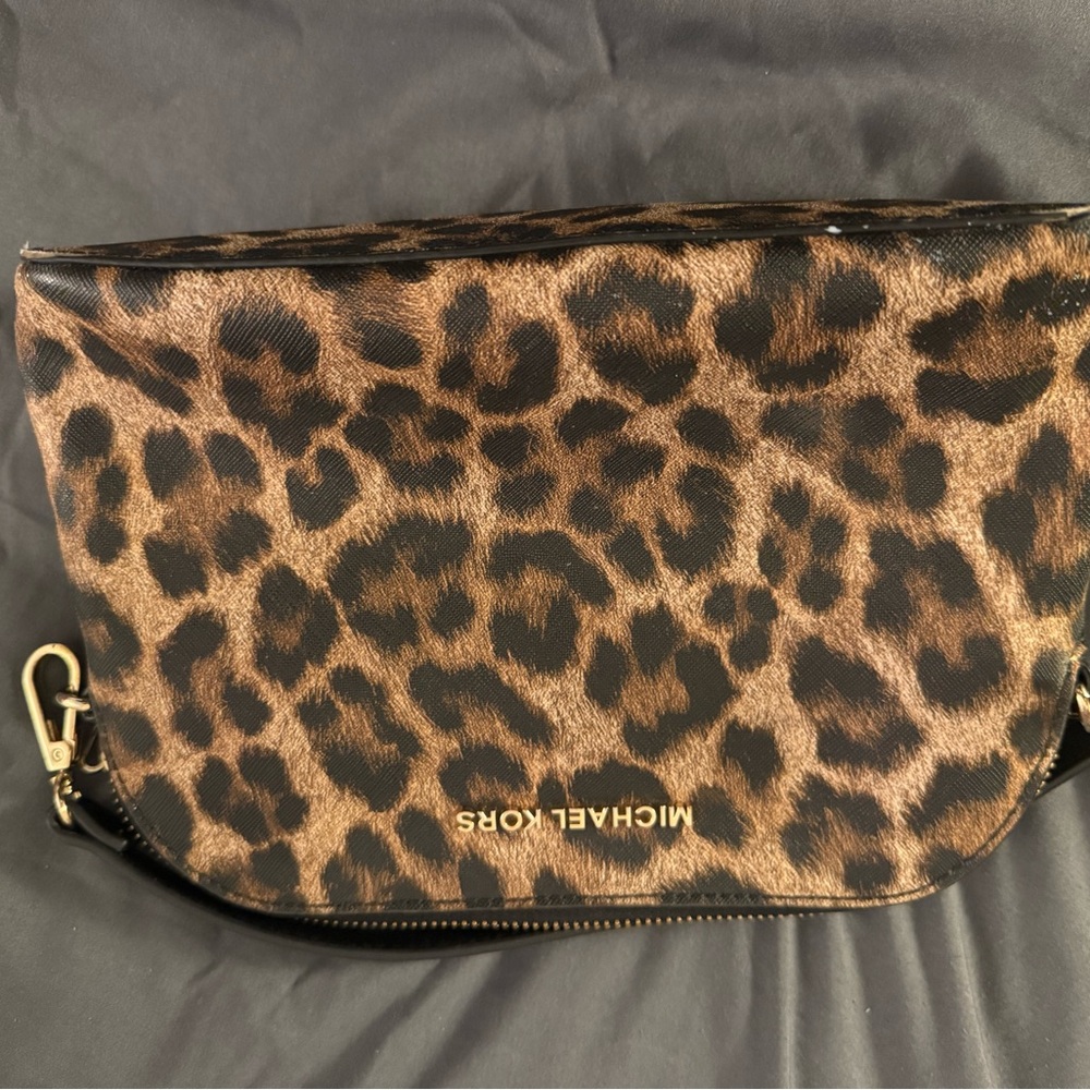 Michael Kors Leopard Print Crossbody Bag